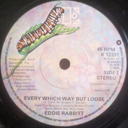Eddie Rabbitt Every Which Way But Loose USED VINYL 7INCH 45 RPM SINGLE STEREO