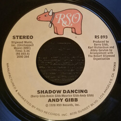 Andy Gibb Shadow Dancing USED VINYL 7INCH 45 RPM SINGLE STYRENE