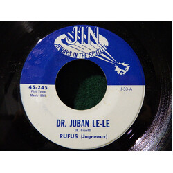 Rufus Jagneaux Dr. Juban Le-Le / Downhome Music USED VINYL 7INCH 45 RPM SINGLE