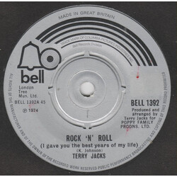 Terry Jacks Rock'n'Roll (I Gave You The Best Years Of My Life) USED VINYL 7INCH SINGLE 45 RPM
