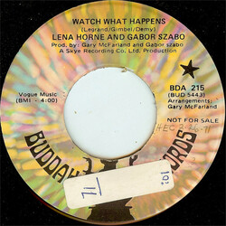 Lena Horne / Gabor Szabo Watch What Happens / Rocky Raccoon USED VINYL 7INCH 45 RPM PROMO REISSUE