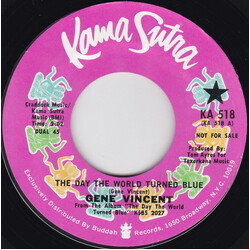 Gene Vincent The Day The World Turned Blue / How I Love Them Old Songs USED VINYL 7INCH 45 RPM SINGLE PROMO
