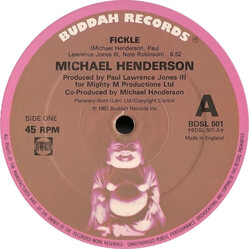 Michael Henderson Fickle USED VINYL 12INCH 45 RPM