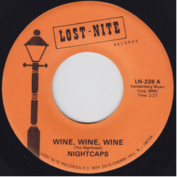The Nightcaps (3) Wine Wine Wine / Nightcap Rock USED VINYL 7INCH SINGLE REISSUE