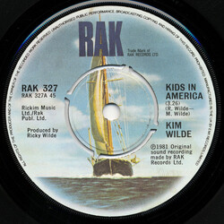 Kim Wilde Kids In America USED VINYL 7INCH SINGLE 45 RPM