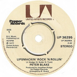Peter Blake (3) Lipsmackin' Rock 'N Rollin' / Clever Dick VINYL 7" USED
