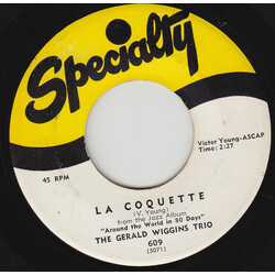The Gerald Wiggins Trio La Coquette USED VINYL 7INCH 45 RPM SINGLE
