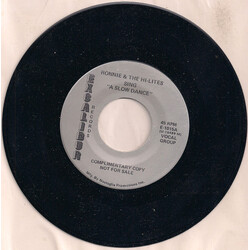 Ronnie & The Hi-Lites / Tommy Ridgley A Slow Dance / Looped USED VINYL 7INCH 45 RPM PROMO REISSUE MONO