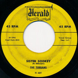 The Turbans Sister Sookey / I'll Always Watch Over You USED VINYL 7INCH 45 RPM SINGLE