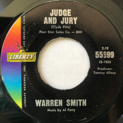 Warren Smith (3) Judge And Jury USED VINYL 7INCH 45 RPM SINGLE