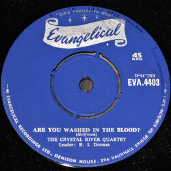 The Crystal River Quartet Are You Washed In The Blood? USED VINYL 7INCH 45 RPM