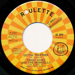 Tommy James & The Shondells Gettin' Together / Real Girl USED VINYL 7INCH SINGLE 45 RPM