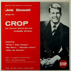 Joe Dowell Joe Dowell Sings For CROP USED VINYL 12INCH EP PROMO