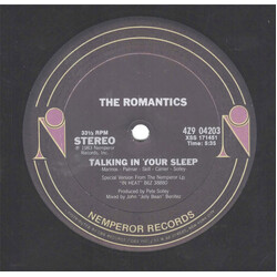 The Romantics Talking In Your Sleep USED VINYL 12INCH 33 S RPM STEREO