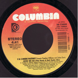 C + C Music Factory Here We Go VINYL 7" USED