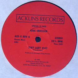 King Errisson Stay Lady Stay USED VINYL 12INCH 33 S RPM