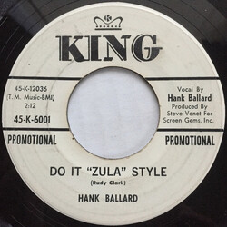 Hank Ballard Do It "Zula" Style USED VINYL 7INCH 45 RPM SINGLE PROMO