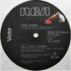 Five Star / Five Star Orchestra All Fall Down / First Avenue USED VINYL 12INCH 33 S RPM