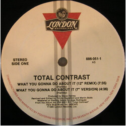 Total Contrast What You Gonna Do About It USED VINYL 12INCH