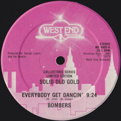 Bombers / Bettye Lavette Everybody Get Dancin' / Do'in The Best That I Can USED VINYL 12INCH 33 S RPM LIMITED EDITION