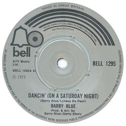 Barry Blue Dancin' (On A Saturday Night) USED VINYL 7INCH 45 RPM SINGLE