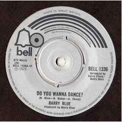 Barry Blue Do You Wanna Dance? VINYL 7" USED