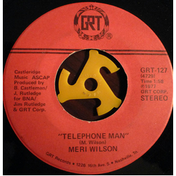 Meri Wilson Telephone Man Vinyl 7" USED