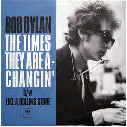 Bob Dylan The Times They Are A-Changin' USED VINYL 7INCH 45 RPM LIMITED EDITION SINGLE