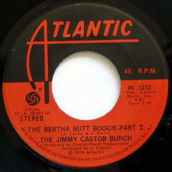 The Jimmy Castor Bunch The Bertha Butt Boogie VINYL 7" USED
