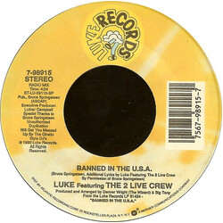 Luke / The 2 Live Crew Banned In The U.S.A. VINYL 7" USED