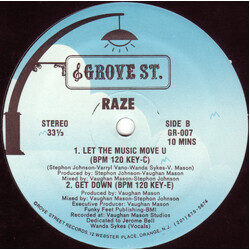 Raze Let The Music Move U VINYL 12" USED