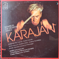 Herbert von Karajan / Philharmonia Orchestra Showpieces For Orchestra, Album 2 Vinyl LP USED