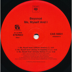 Beyoncé Me, Myself And I  (Bangin' Urban Mixes) USED VINYL 12INCH 33 S RPM