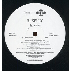R. Kelly Ignition USED VINYL 12INCH 33 S RPM