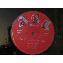 Lucia Joy I'm Gonna Leave You Now Vinyl 12" USED