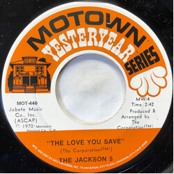 The Jackson 5 The Love You Save / I'll Be There USED VINYL 7INCH 45 RPM