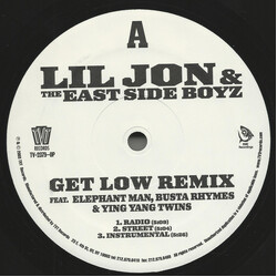 Lil' Jon & The East Side Boyz Get Low (Remix) / Get Low (Merengue Mix) USED VINYL 12INCH PROMO
