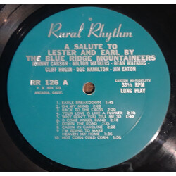 Blue Ridge Mountaineers A Salute To Lester And Earl Vinyl LP USED