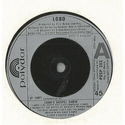 Lobo Lobo's Gospel Show Vinyl 7" USED