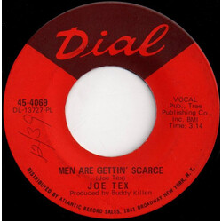 Joe Tex Men Are Gettin' Scarce / You're Gonna Thank Me, Woman USED VINYL 7INCH 45 RPM SINGLE