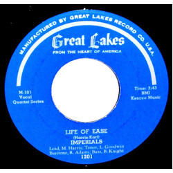 Imperials (6) Life Of Ease Vinyl 7" USED