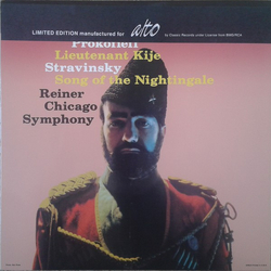 Sergei Prokofiev / Igor Stravinsky / Chicago Symphony Orchestra / Fritz Reiner Lieutenant Kije - Song Of The Nightingale Vinyl LP USED