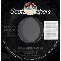 Survivor How Much Love USED VINYL 7INCH SINGLE 45 RPM