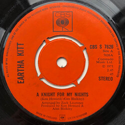 Eartha Kitt A Knight For My Nights USED VINYL 7INCH 45 RPM SINGLE STEREO