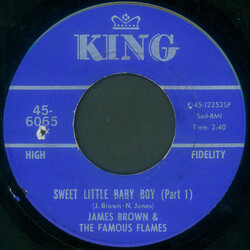 James Brown & The Famous Flames Sweet Little Baby Boy USED VINYL 7INCH 45 RPM