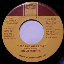 Stevie Wonder Send One Your Love USED VINYL 7INCH 45 RPM SINGLE