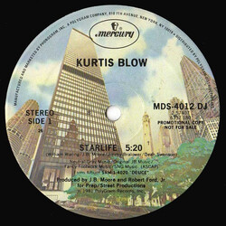 Kurtis Blow Starlife USED VINYL 12INCH 33 S RPM PROMO