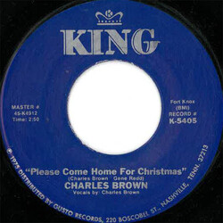 Charles Brown / Amos Milburn Please Come Home For Christmas / Christmas (Comes But Once A Year) USED VINYL 7INCH SINGLE 45 RPM REISSUE