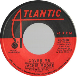 Jackie Moore Cover Me Vinyl 7" USED