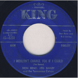 Reno And Smiley / The Tennessee Cut-Ups I Wouldn't Change You If I Could / Little Rock Getaway USED VINYL 7INCH 45 RPM SINGLE MONO